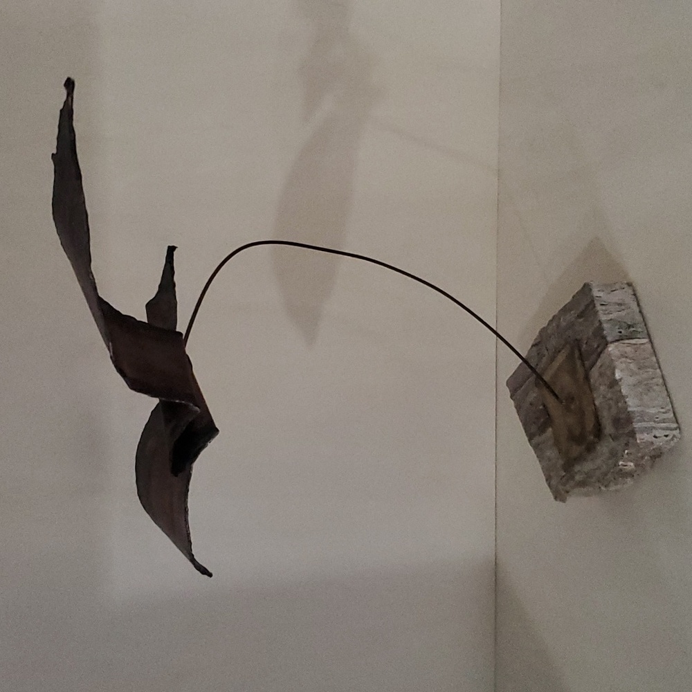Mid century kinetic bird/seagull sculpture